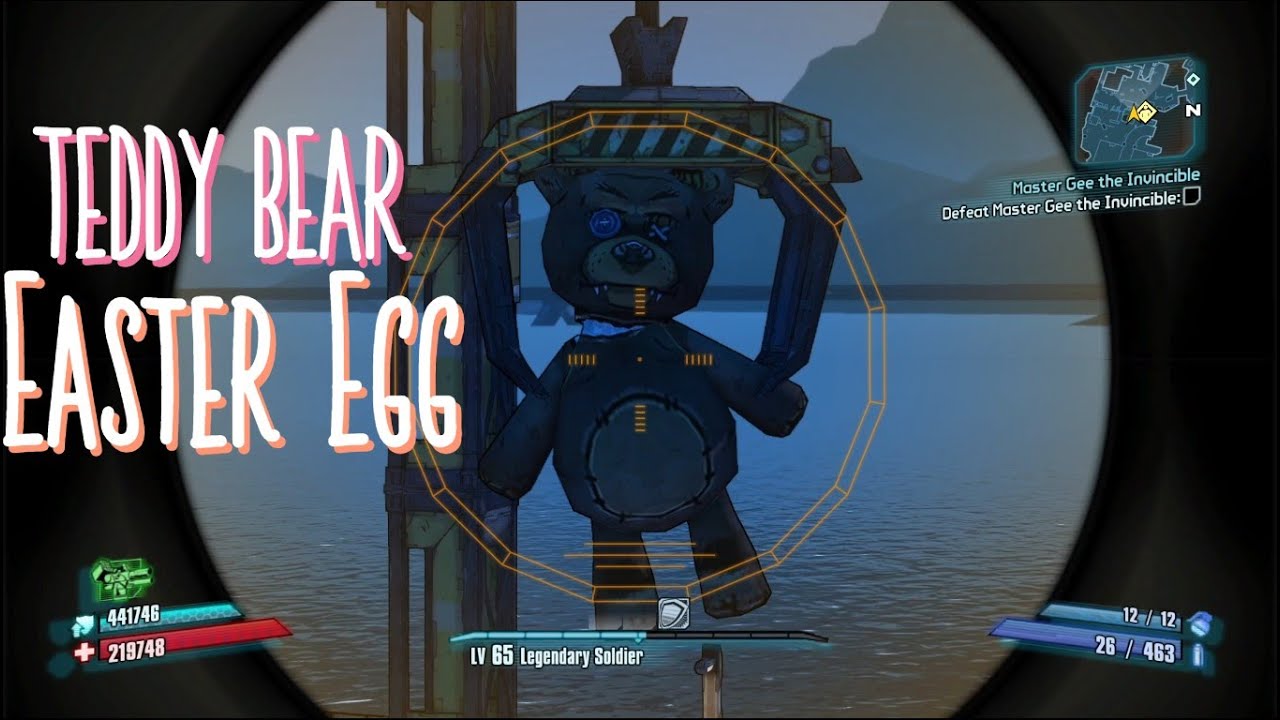 Borderlands 2 Wildlife Preserve Teddy Bear Easter Egg