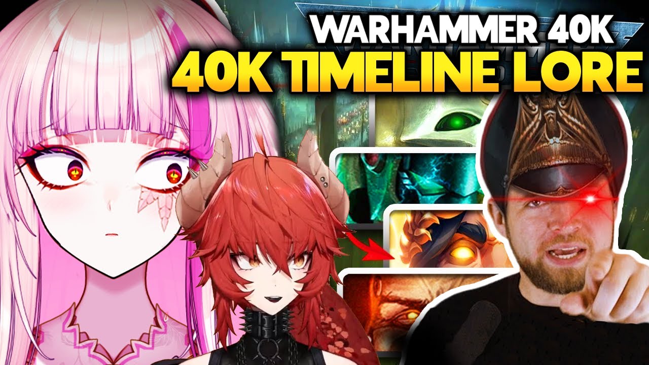 Реакция VTubers на Timeline of 40k Lore — Matara Kan & Zentreya