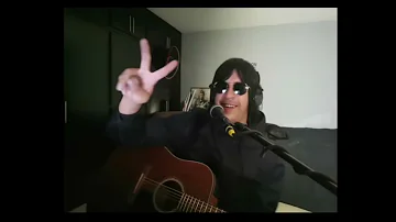 The Verve lucky man Acoustic cover