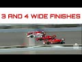 Best 3 And 4 Wide Motorsport Finishes