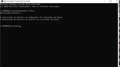 Como executar gpupdate?