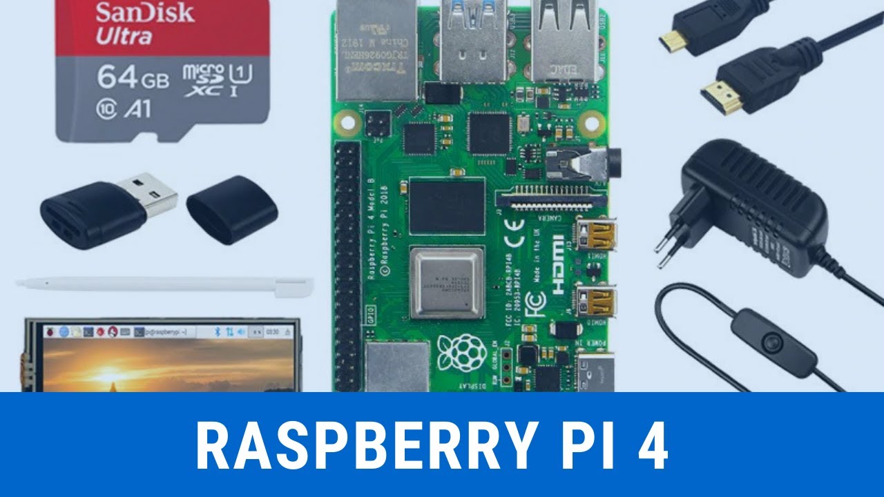 Raspberry Pi 4 Mode B Development Kit with Touch Display Overview