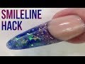 Creating a Smileline - Nail Hack - OMG!! WE HAD A POWER CUT!