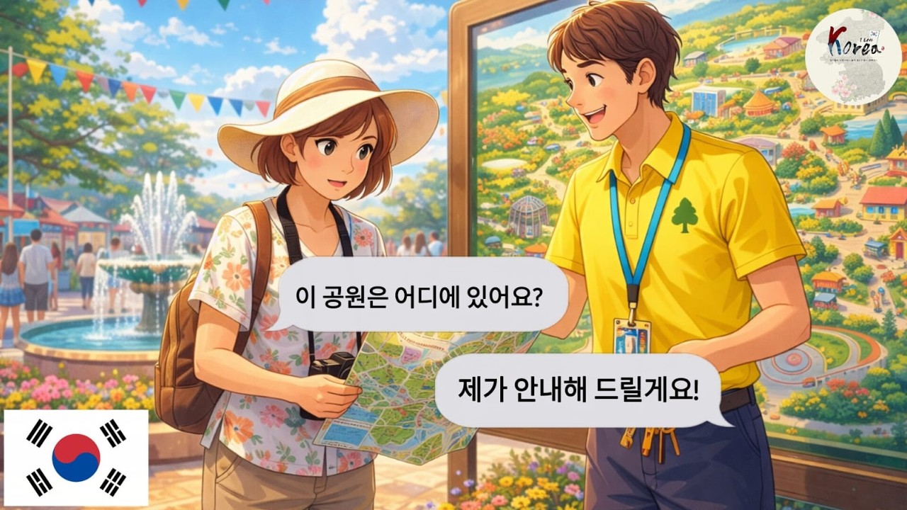 A Full Day at a Korean Amusement Park! 🎢 Learn Korean Through Fun Everyday Conversations