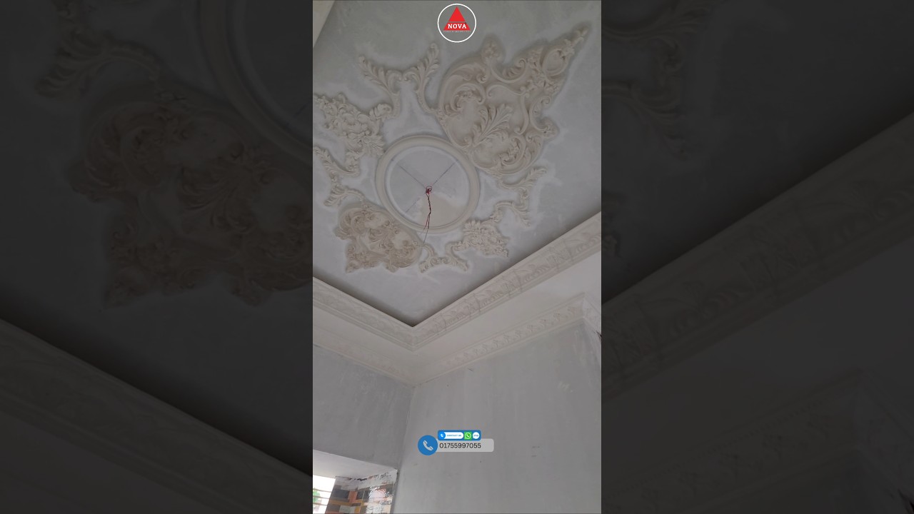 Get Victorian designs for only 270 Taka per square foot! #gypsum #homedecor #design #viral