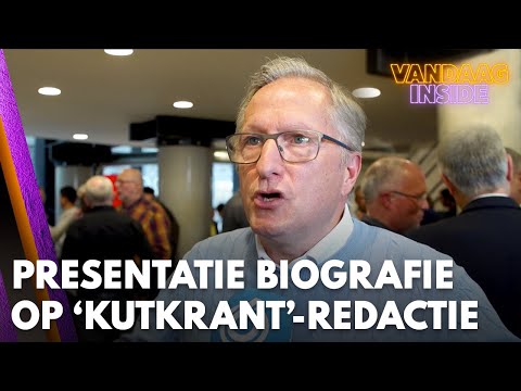 Eric Meijers presenteert eigen biografie op 'kutkrant'-redactie: 'Ik ken geen wrok' | VANDAAG INSIDE