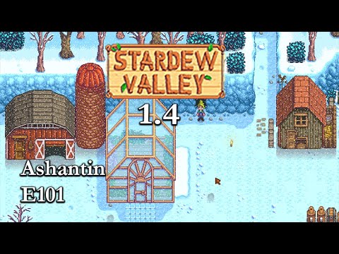 Lets Play Stardew Valley 1.4 E101 Cooking, Mining, New Blueprint