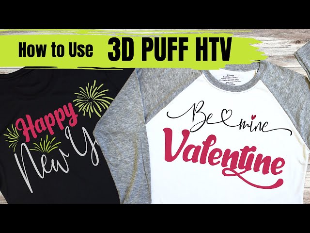 How to Use Puff Heat Transfer Vinyl - Three Little Ferns - Family