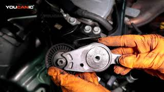 2012-2017 Toyota Camry XV50 Tensioner Pulley Replacement
