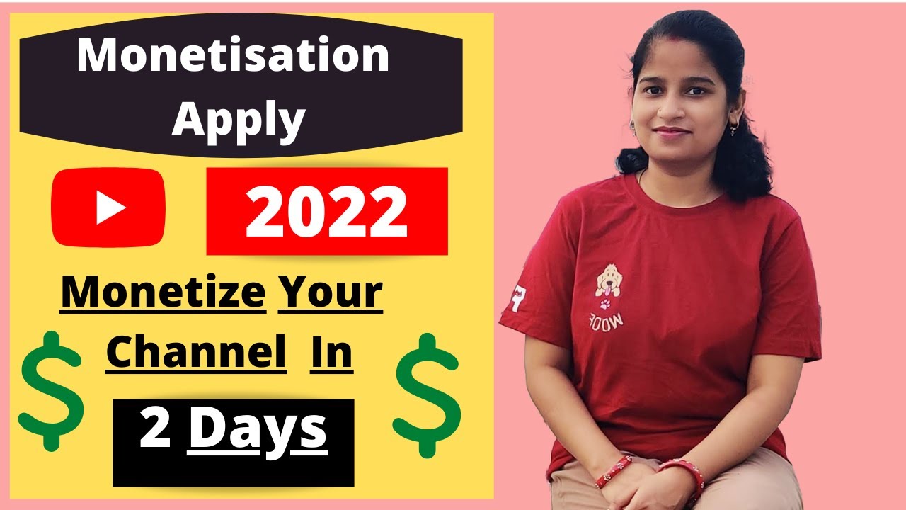 How To Apply For Monetization In 2022 | Apply For Monetization on ...