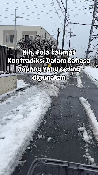 Pola Kalimat Bahasa Jepang Penggunaan Kontradiksi. #bahasajepang #japan