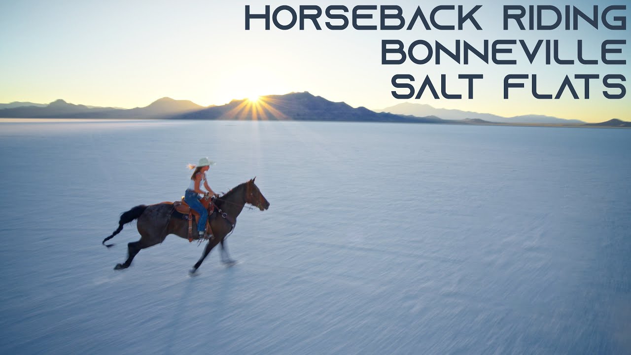 Horseback Riding the Bonneville Salt Flats Filmed on the Sony ZVE1 YouTube