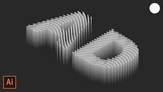 3D Line Isometric Text Effect Illustrator