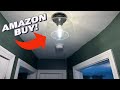The ultimate unboxing experience gorgeous semi flush ceiling light from amazon