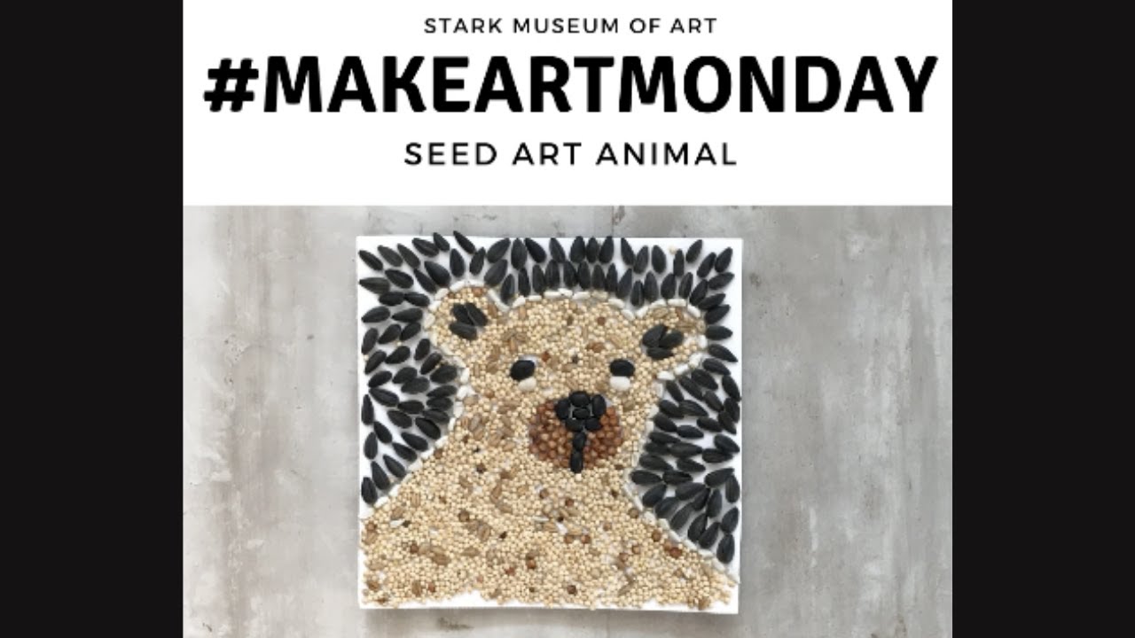 Make Art Monday: Seed Art Animal