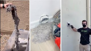 One Hour Oddly Satisfying ASMR Dryer Vent Cleaning/Unclogging Compilation