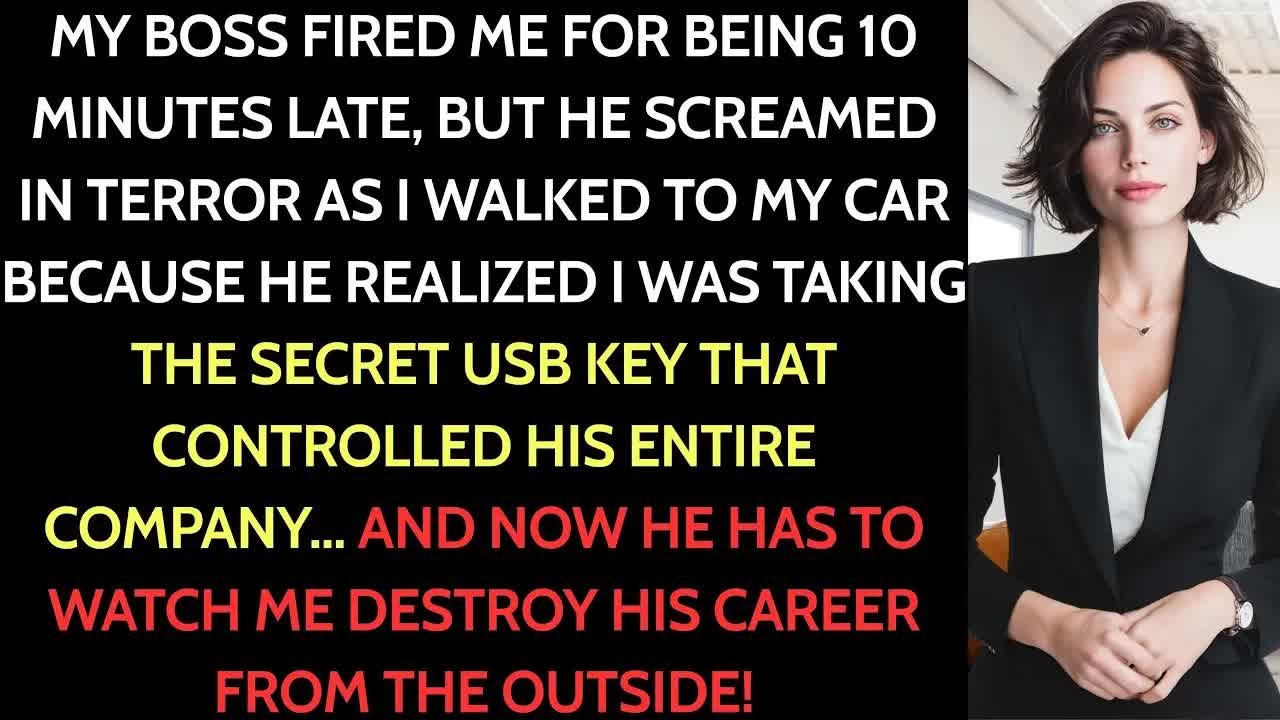 Got fired for being 10 mins late - Just as I stepped outside the office building My Boss Screamed...
