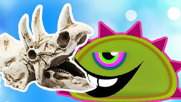 Суровый ЛИЗУН ГЛАЗАСТИК Возвращается на Землю #7 Игра Mutant Blobs Attack Lion Boy