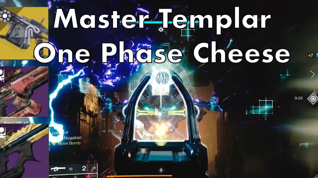 Master Vault of Glass- Templar One Phase Cheese- Chaos Warlock[Destiny 2]