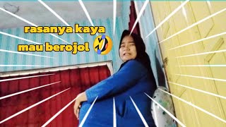 drama peletusin balon ke tembok.. tiup balon part 1