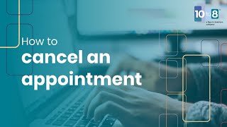 How to Cancel an Appointment in 10to8