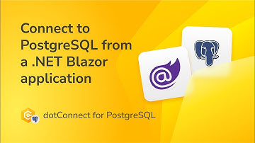 Connect .NET Blazor to PostgreSQL