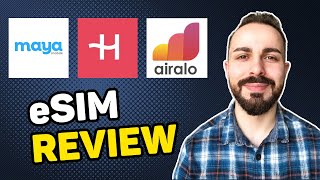 The Best Travel eSIM 2024 l Maya Mobile vs Holafly vs Airalo eSIM Review