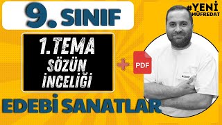9. Sinif Edebi̇yat 1. Tema Üni̇te -Söz Sanatlari- Yeni̇ Müfredat Konu Anlatimi