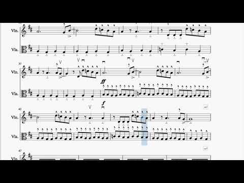Firework for Violin & Viola - CLICK TRACK