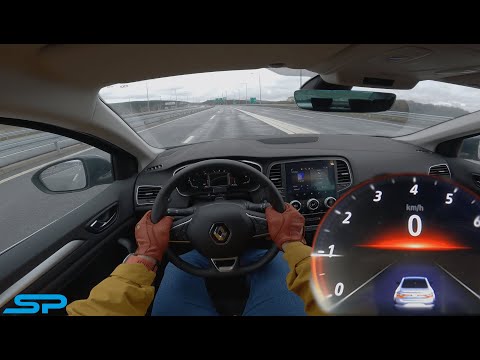 RENAULT MEGANE 1.3 Tce SEDAN 2023 года - тест-драйв от первого лица по автобану I 4K