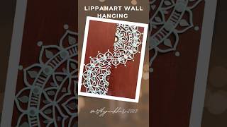 Lippanart Wall Hanging Making Process ✨ @artbypankhuri2023 #shorts #ytshorts