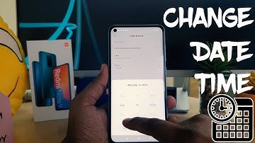 How to Change Date & Time in XIAOMI Redmi Note 9 - Time Zone Settings