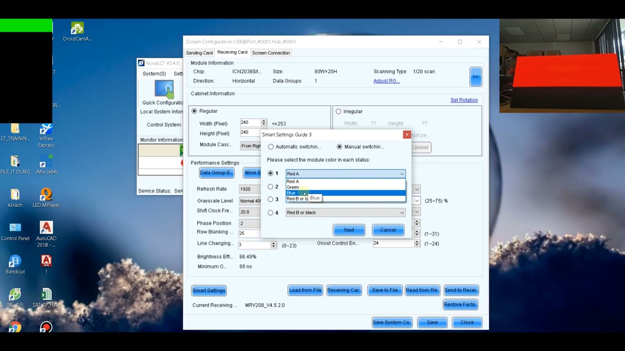 NOVALCT_B1: LED MODULE CẤU HÌNH