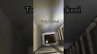 Water in the duct keel.