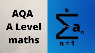 Introduction to the summation notation for A Level maths