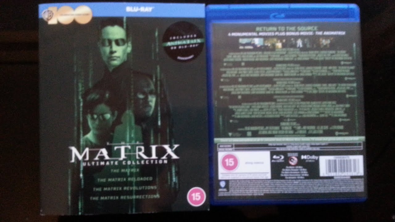 The Matrix Ultimate Collection Blu-Ray Product Review - YouTube