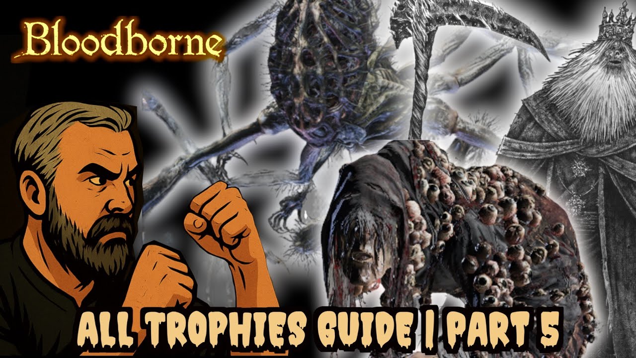 Bloodborne | All Trophies Run | Hemwick Charnel Lane, Cainhurst Castle, Nightmare Frontier | part 5