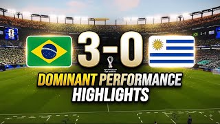 Brazil vs Uruguay 3-0 | Match Highlights & Dominant Performance | FIFA World Cup #fifaworldcup2026