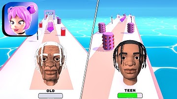 Face Evolution Runner ​- All Levels Gameplay Android,ios (Levels 5-7)