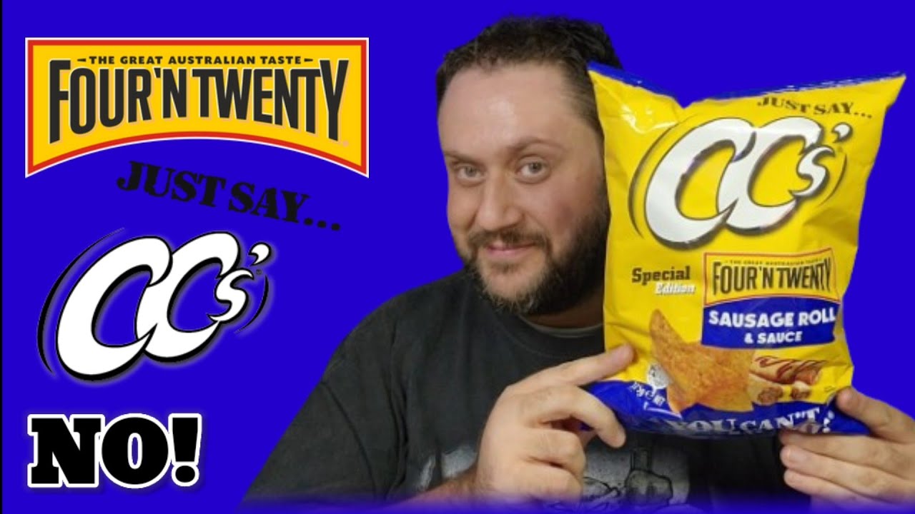 SAUSAGE ROLL CORN CHIP? CC'S - Four And Twenty- Sausage Roll & Sauce Flavour