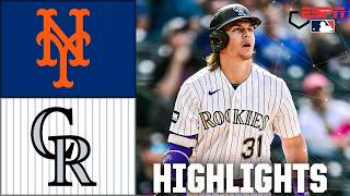 New York Mets vs. Colorado Rockies | Full Game Highlights | ESPN MLB