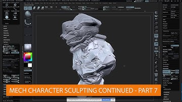 Tony Leonard: Mech Character Sculpting Continued - Part 7