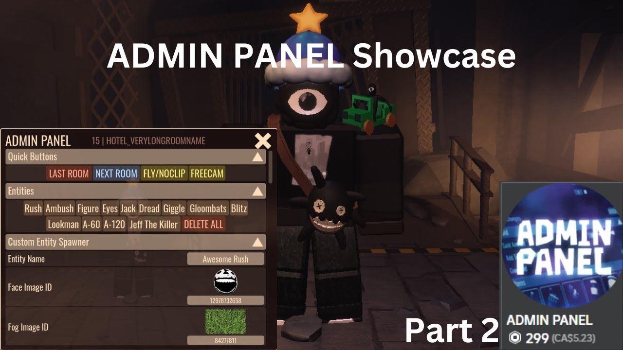 DOORS Admin Panel Showcase (The-Mines) & Mines Update Showcase Part 2 ...