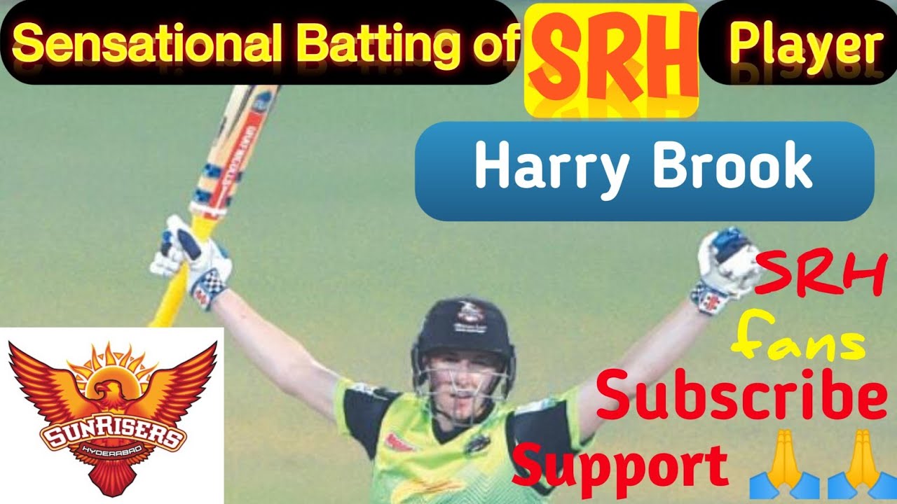 Sensational Batting of SRH player Harry Brook in PSL PCB IPL 2023