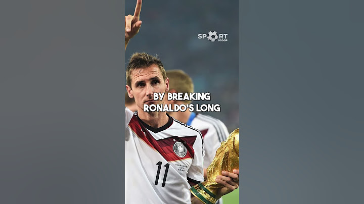 Miroslav Klose: The World Cup's 🏆 Greatest Goal Scorer ⚽  #football #shorts #soccer