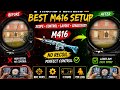 3x vs 4x vs 6x? Best Scope for 2 thumb and Non-Gyro Players 🔥 Perfect M416 Sensitivity & Layout |
