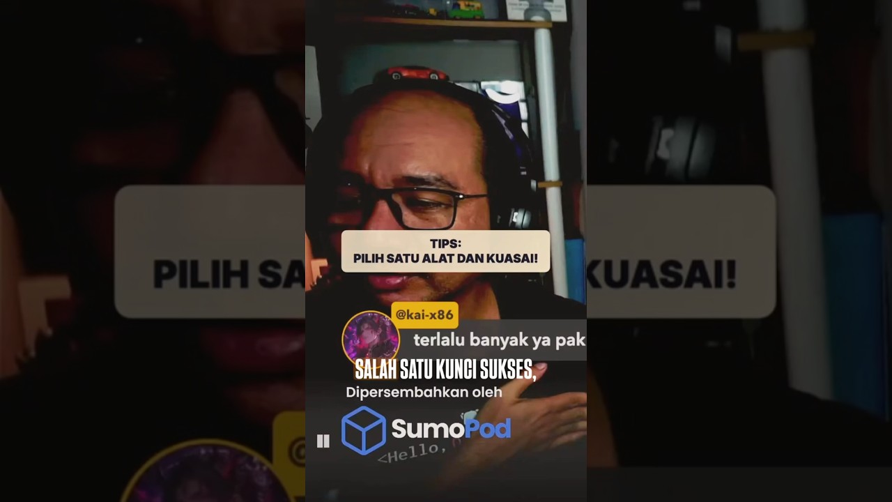 Cuplikan video: Kalau mau belajar AI, baiknya gunakan satu alat hingga mahir, atau cobain semua?