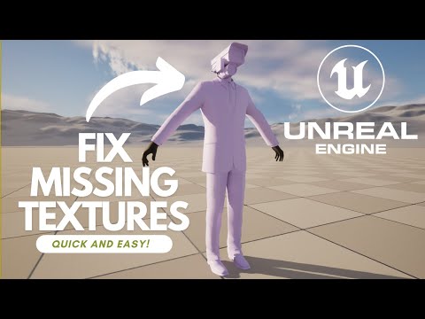 Fix Missing Textures in Mesh Import UE5.4 Unreal Engine