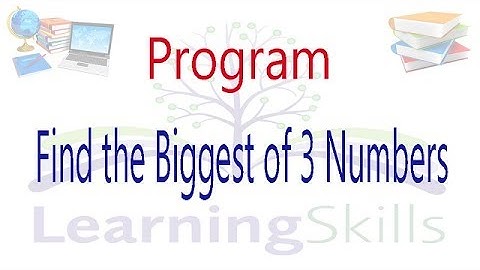 Find biggest of 3 numbers in hindi.