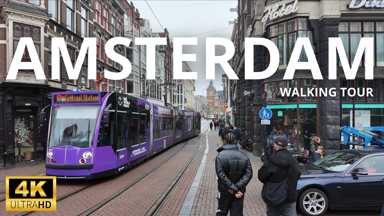 From Busy Streets to Vondelpark 🇳🇱 | Amsterdam Morning Walk 4K
